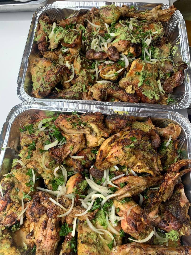 Poulet braisé